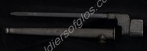 Bayonet and scabbard used with .303 rifle. No. 4 p