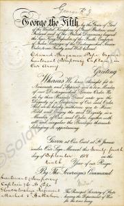 Award of the Distinguished Service Order to Captai