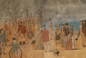 Watercolour of the Royal South Gloucestershire Mil