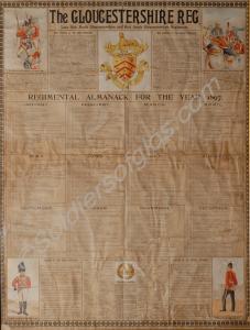 Poster of Gloucestershire Regiment Almanack for th