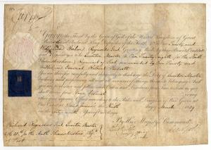 Commission to Q.M. Richard Reynolds, dated March 1