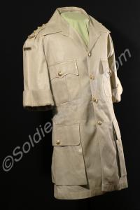 Tropical jacket, worn by Captain A.H.  Jones. Glou