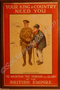 "Your King and Country Need You". Poster from Worl