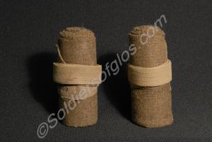 Pair of British Army other ranks puttees worn with