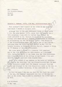 Letter dated 21st May 1984 concerning  14774 Priva