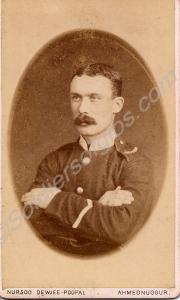 Carte de Visite showing a Gloucestershire Regiment