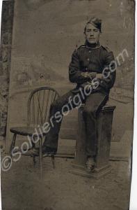 Unidentified soldier. c. 1880.