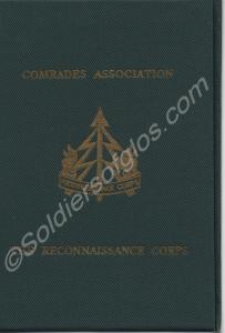 Reconnaissance Corps Association membership card.