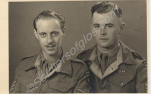 14327853 Sergeant Leslie J. Smith on right and Ser