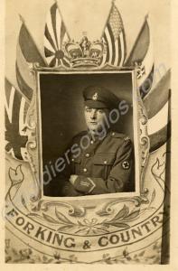 Soldier of the Royal Army Medical Corps. c. 1919.