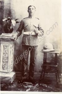 Soldier of the Gloucestershire Regiment. c. 1910.
