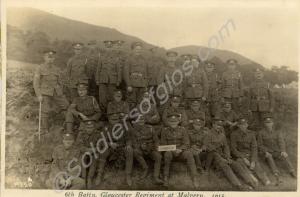 Soldiers of 3/6th Battalion, The Gloucestershire R