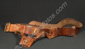 Sam Browne belt - shoulder strap and sword frog