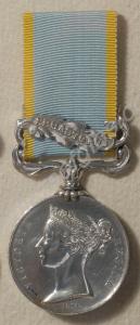 Crimean Medal with clasp for Sebastopol. Awarded t