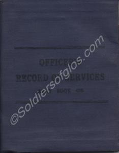 Record of Services. Lieutenant Maurice Calvert. 12