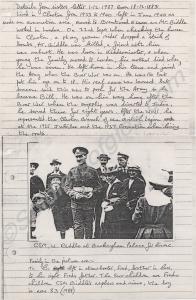 Photocopy of sister's biography of William Biddle.