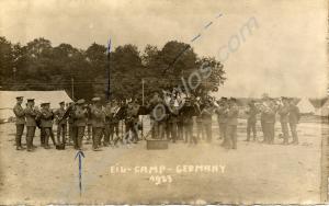 "Eil Camp, Germany 1923". The band playing. 1st Ba