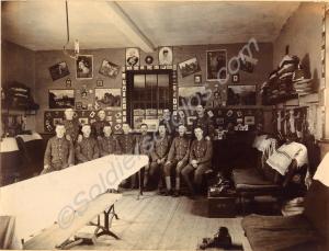 Barrack room. 7777 Lance-Corporal W.V. Stenner sea