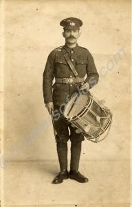 Unidentified drummer. The Gloucestershire Regiment