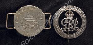Silver War Badge No. 380427 and I.D. disc made fro