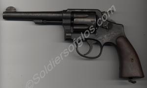 Smith and Wesson 0.38/200 revolver. Made in U.S.A.