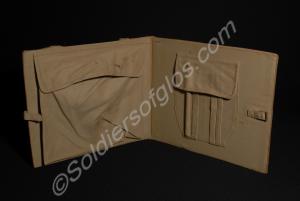 Officer's khaki field map case. 5th (Territorial)