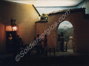 "The King, Mr. President" - diorama from the Open