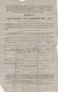 Certified Copy of an Entry of Birth dated 25th Aug