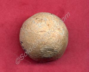Musket ball. Found on the Talavera battlefield, th
