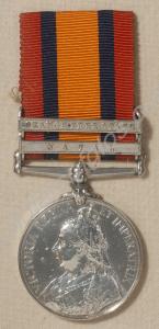 Queen's South Africa Medal with clasps for Natal a