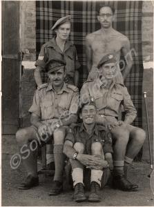 Officers and N.C.Os of 1st Battalion, The Gloucest