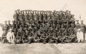 Group of soldiers with cooks, c. 1914-1920. Somers