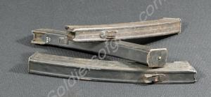 Three L1 A2 9mm S.M.G. magazines for sub machine g