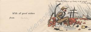 Christmas card. 48th Division, 1916. "From Daddy".