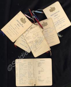 6 programmes, 5 with pencils for 5th Battalion, Th