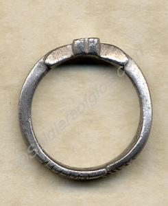 Aluminium ring, made by N.C.O. of the 5th Battalio
