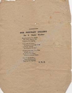 Poem from 5th Gloster Gazette. By 2731 Lance Corpo