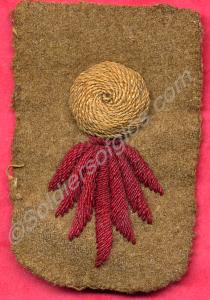 Trench Mortar Gunner skills at arms badge, worn on