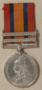 Queen's South Africa Medal with clasps for Defence
