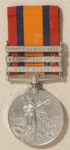 Queen's South Africa Medal with clasps for Cape Co