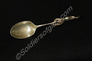 Silver tea spoon, Shooting Trophy inscribed 'For M