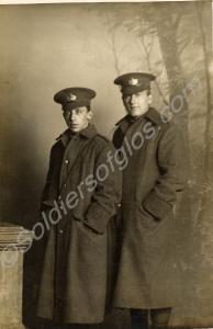 Two soldiers of 2/6th Battalion, The Gloucestershi