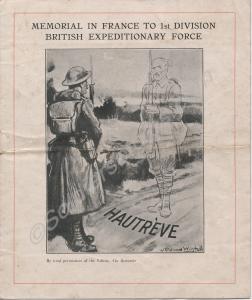 Pamphlet printed in 1921 to help raise funds for t