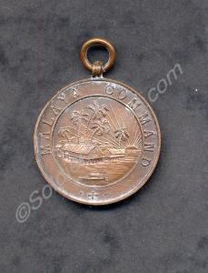 Bronze medal 'Malaya Command -  Aquatic Sports 4 l