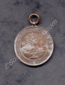 Bronze medal 'Malaya Command' 1932. Awarded to Pri
