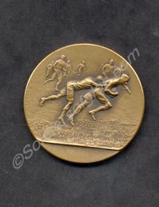 Army Rugby Cup Runners-Up Bronze Medallion 1938-19