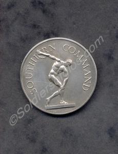 Boxing medallion.  Silver Inter-Unit Team Boxing C