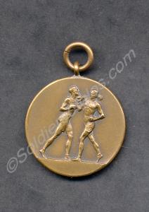 Boxing medal. Bronze Medal with the Wiltshire Regi