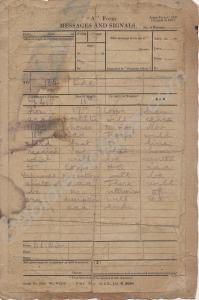 Signal from 17th Corps forwarded by 61st (2nd Sout