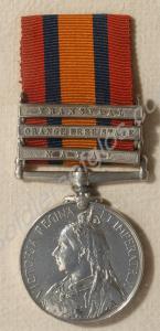 Queen's South Africa Medal with clasps for Natal,